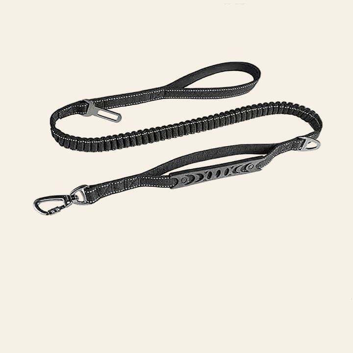 Big dog bungee walking lead with padded handle